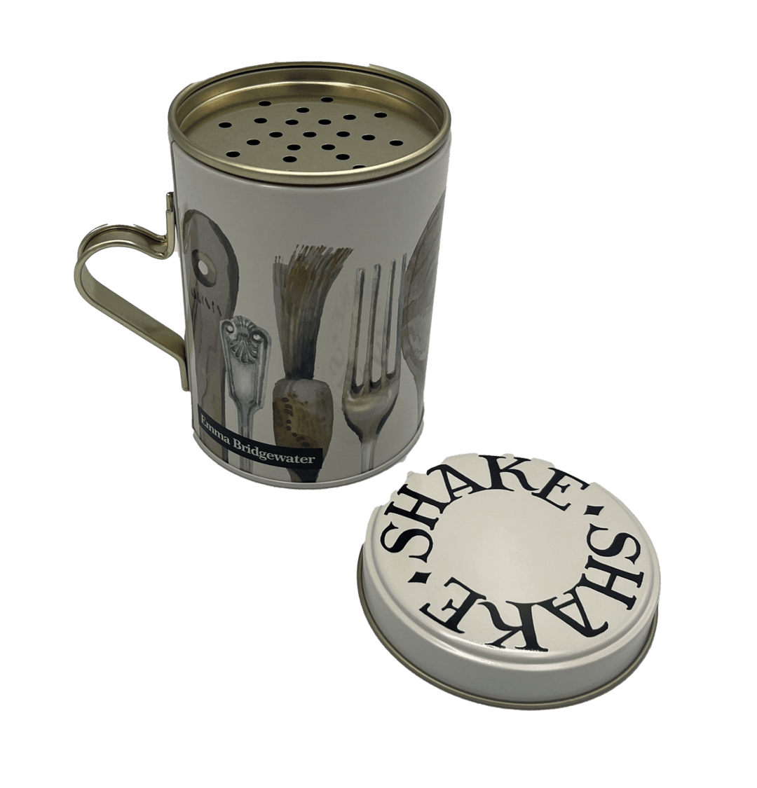 Making and Baking Sugar/Flour Shaker Tin - Black Toast - Emma Bridgewater - Ruby's Home Store