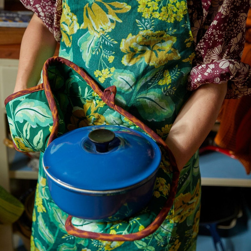 Margot Double Oven Mitt - Sage x Clare - Ruby's Home Store