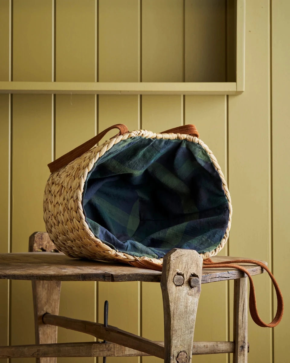 Market Lane Tartan Basket - Robert Gordon - Ruby&