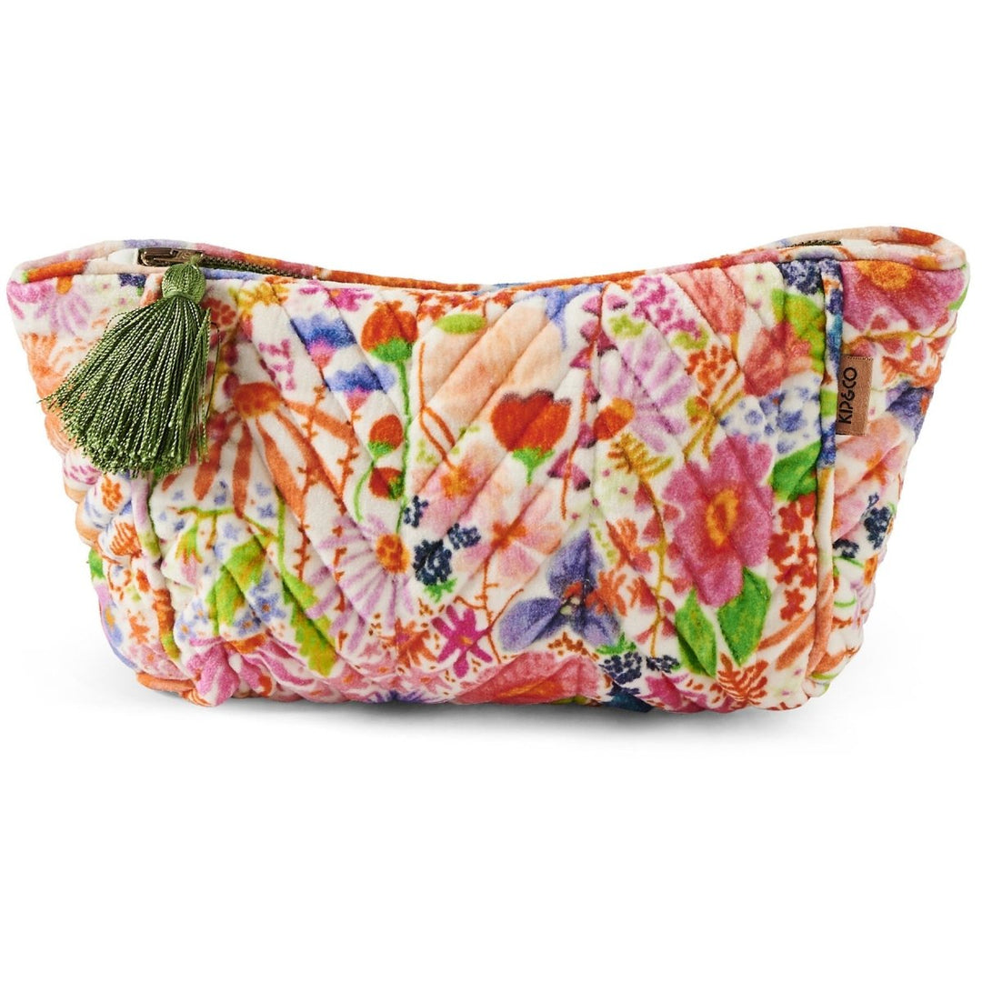 Meandering Meadow Velvet Toiletry Bag - Kip & Co - Ruby's Home Store