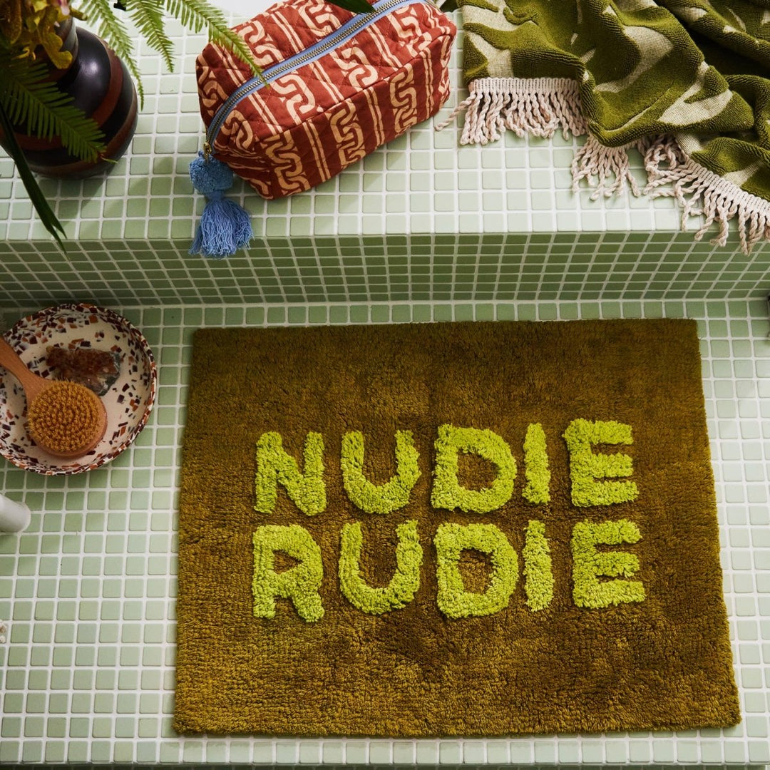 Mini Nudie Rudie Bath Mat - Artichoke - Sage x Clare - Ruby's Home Store