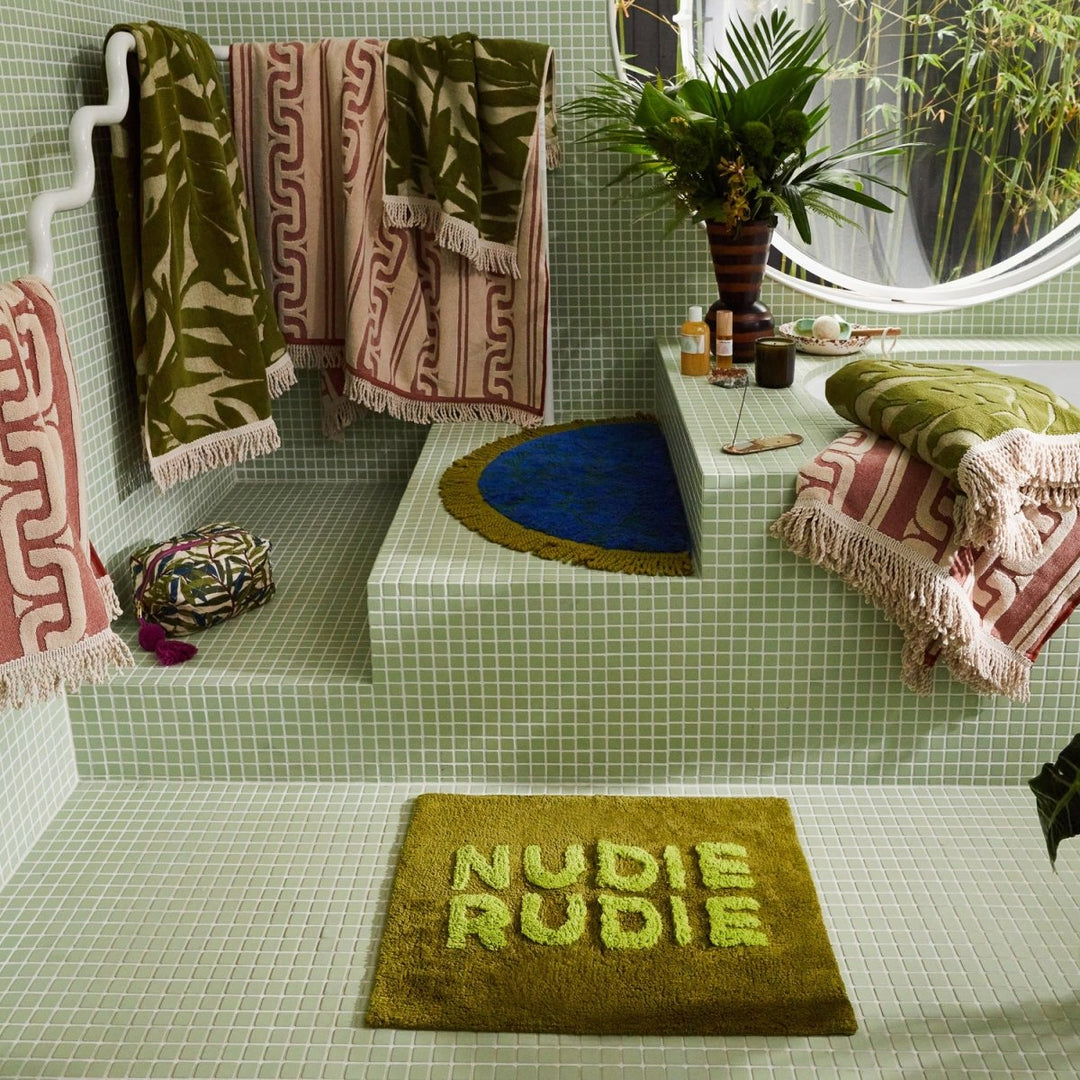 Mini Nudie Rudie Bath Mat - Artichoke - Sage x Clare - Ruby's Home Store