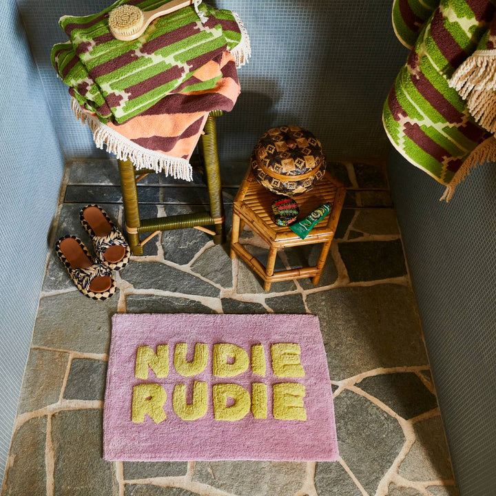 Mini Nudie Rudie Bath Mat - Mauve - Sage x Clare - Ruby's Home Store