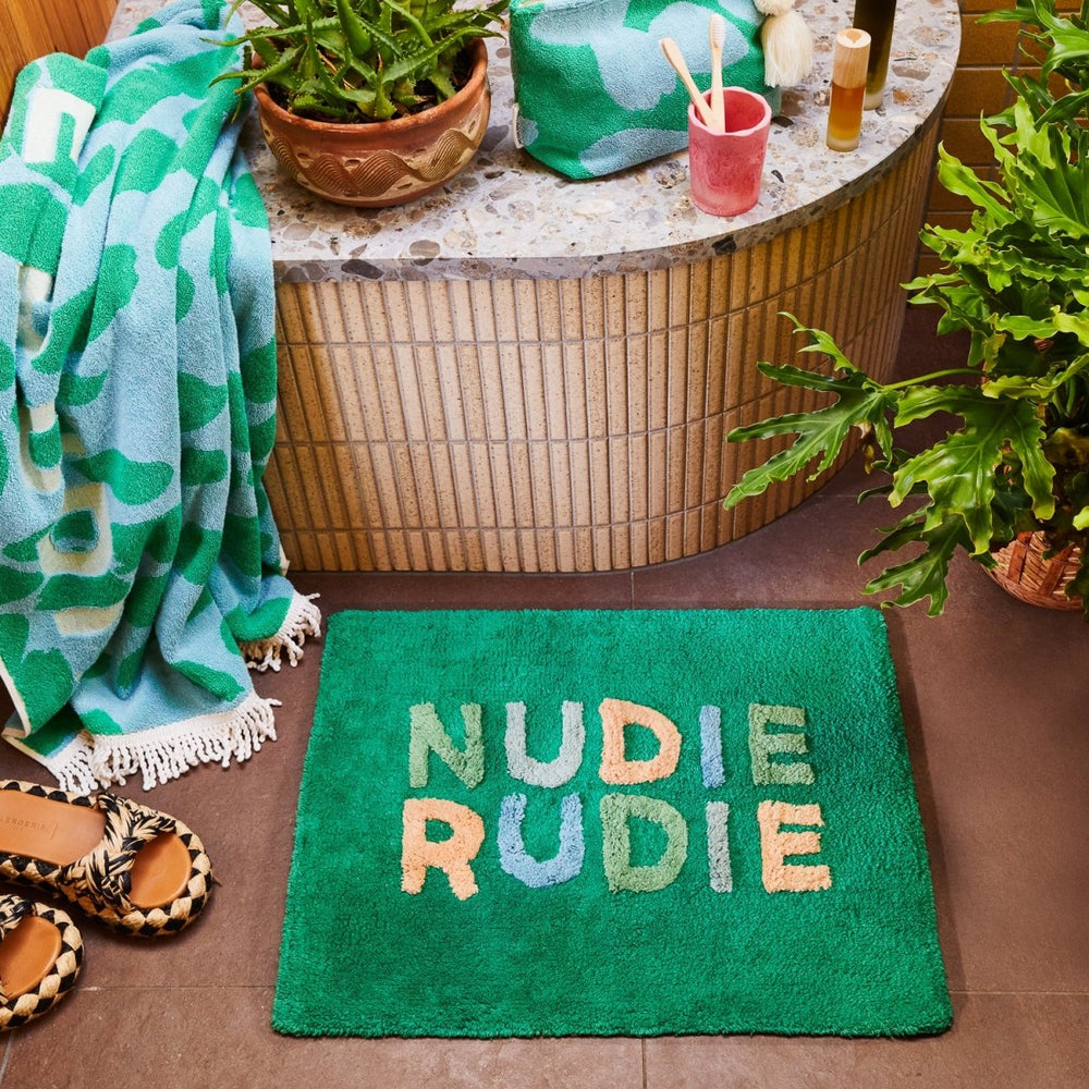 Mini Nudie Rudie Bath Mat - Perilla - Sage x Clare - Ruby's Home Store