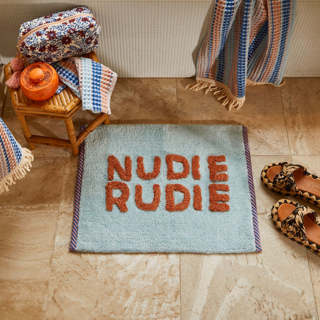 Mini Nudie Rudie Bath Mat - Sky - Sage x Clare - Ruby's Home Store