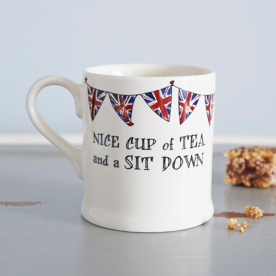 Nice Cup of Tea Bunting Mug - Ruby's Home Store