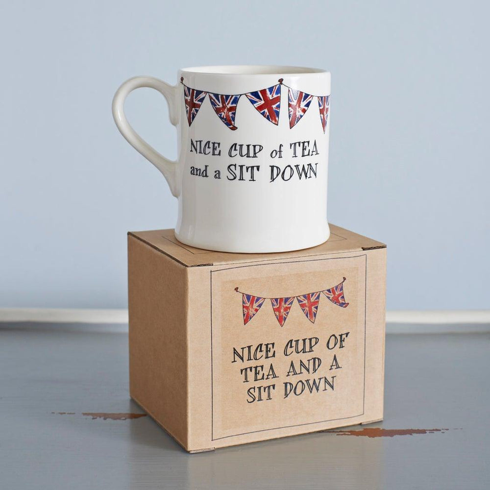 Nice Cup of Tea Bunting Mug - Ruby's Home Store