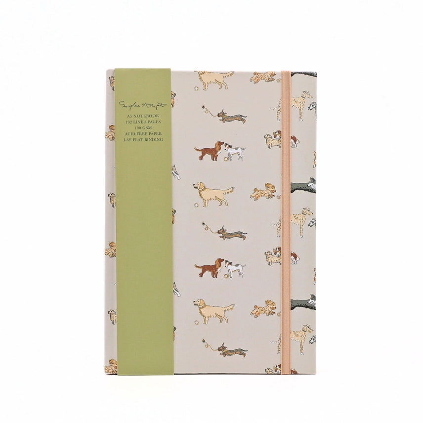 Sophie Allport Doggy Day Care Hard Cover Notebook A5