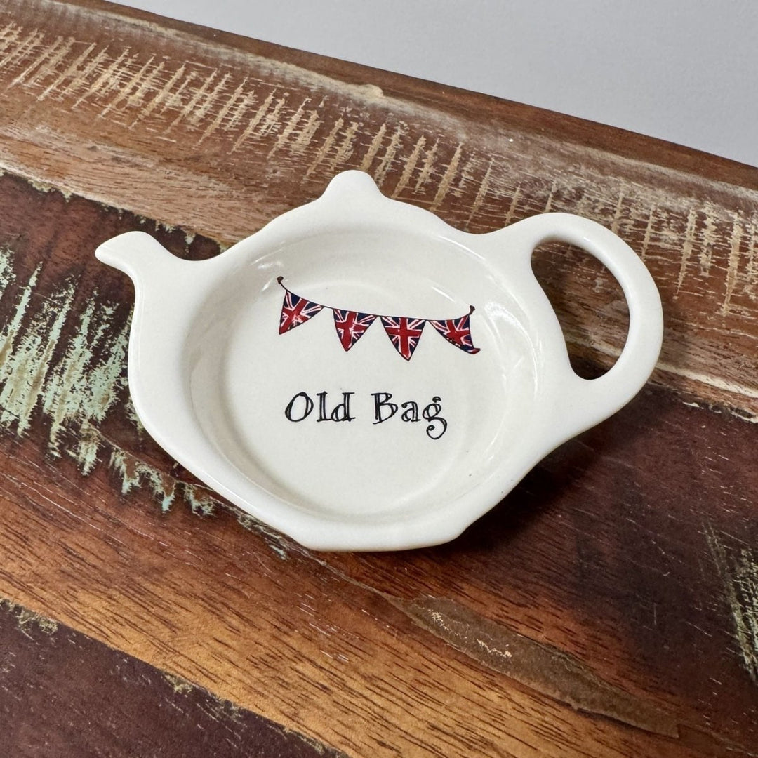 Old Bag Tea Bag Dish - Ruby&
