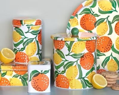 Oranges & Lemons Biscuit Tin - Emma Bridgewater - Ruby's Home Store