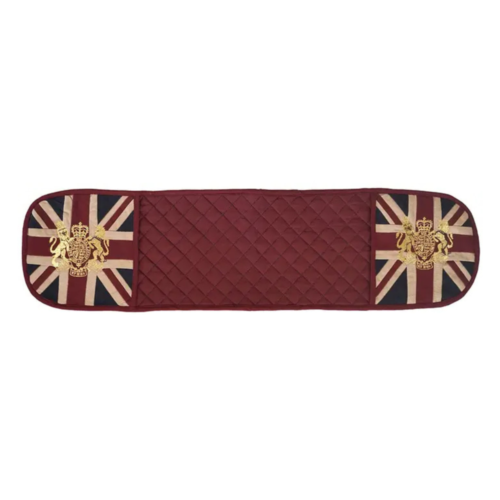 Union Jack &amp; Crest Double Oven Glove