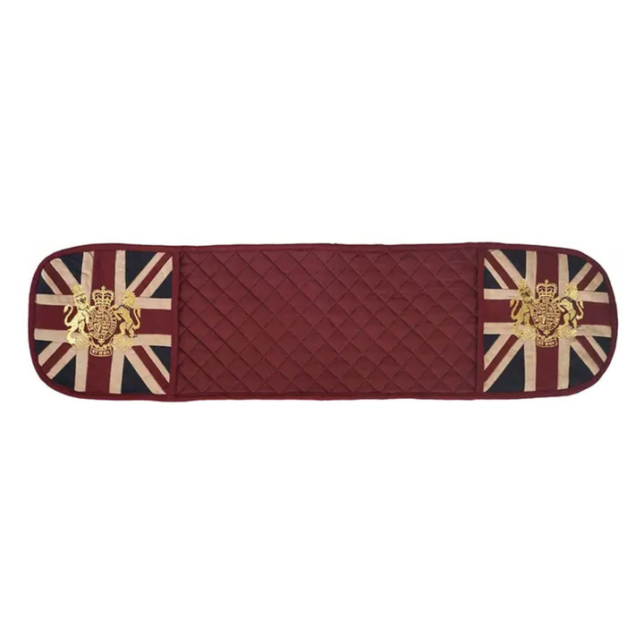 Union Jack &amp; Crest Double Oven Glove