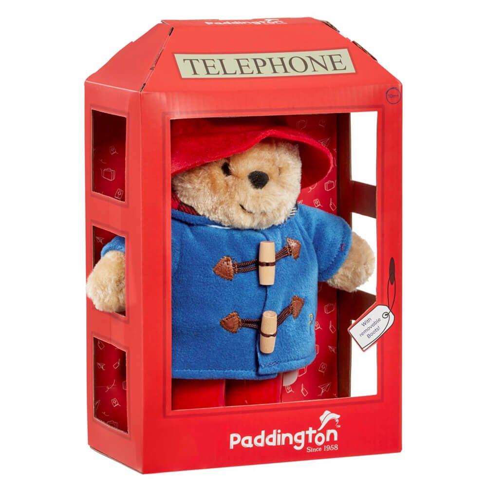 Paddington Bear in Phone Box - Ruby's Home Store