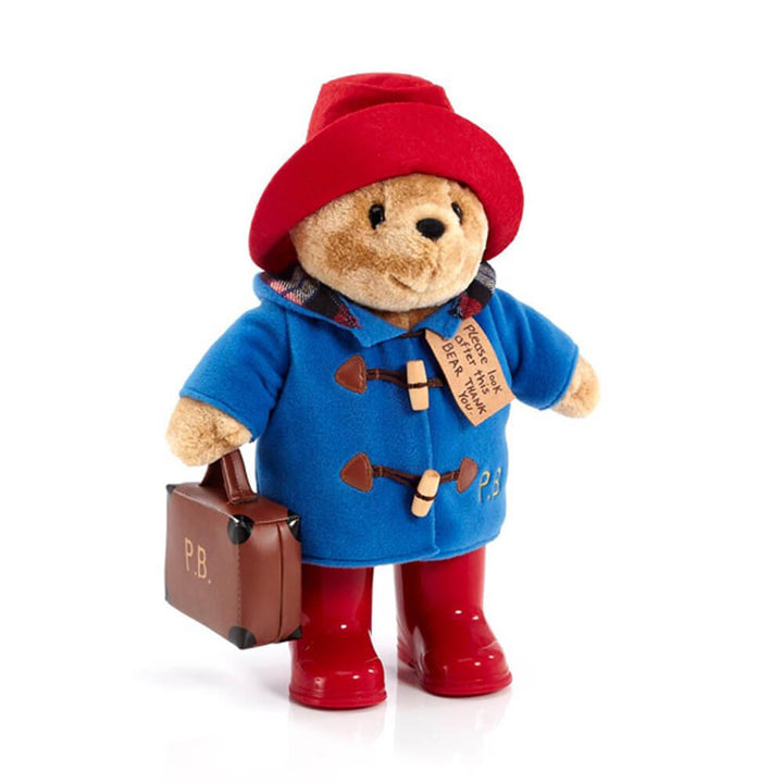 Paddington Bear With Boots, Embroidered Coat and Suitcase - Ruby's Home Store