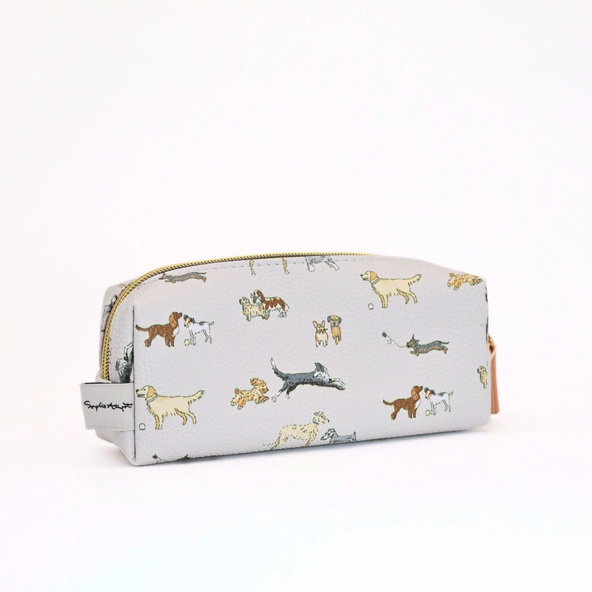 Sophie Allport Doggy Day Care Faux Leather Pencil/Cosmetic Case