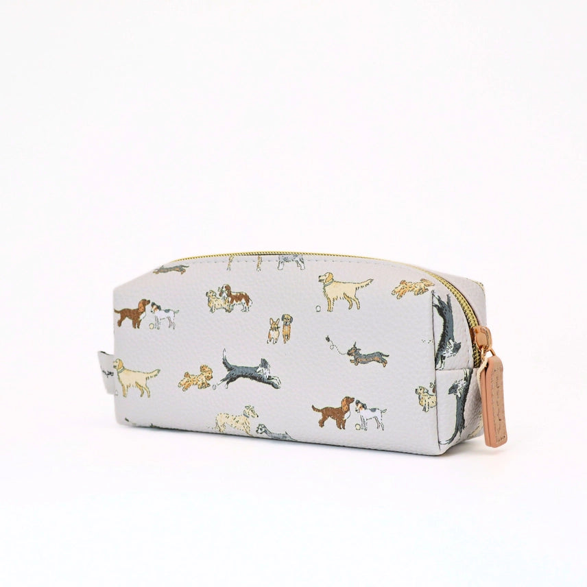 Sophie Allport Doggy Day Care Faux Leather Pencil/Cosmetic Case