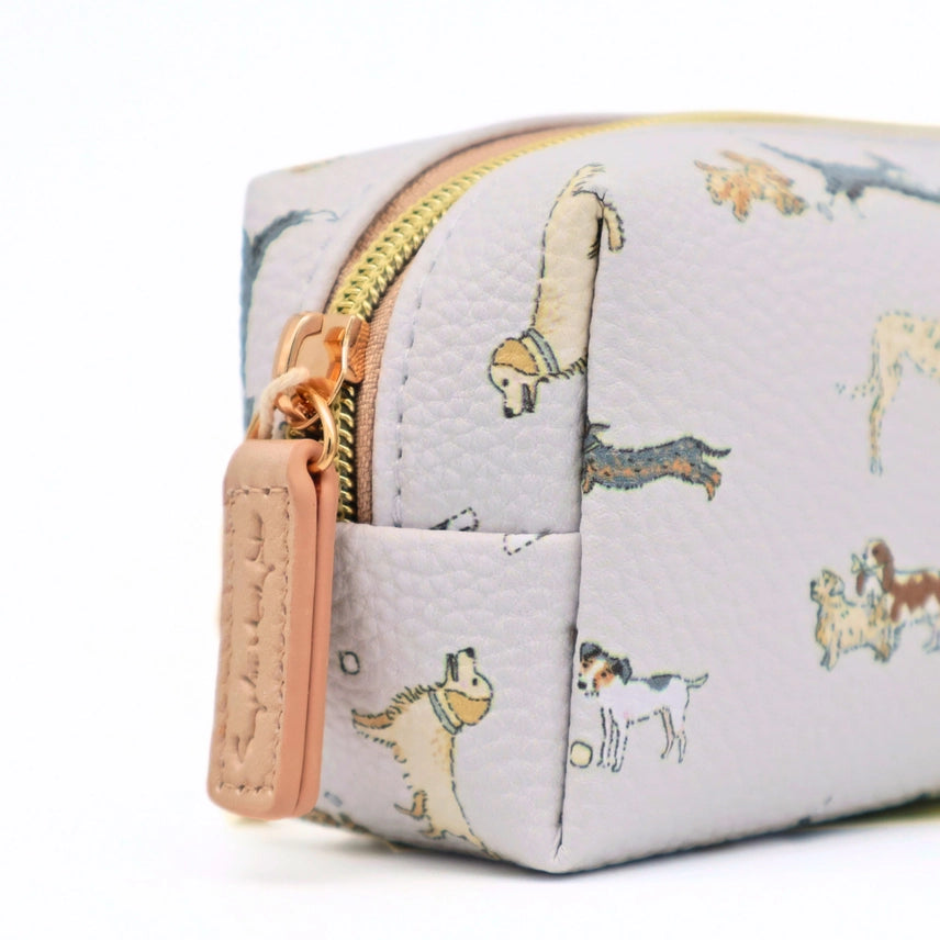 Sophie Allport Doggy Day Care Faux Leather Pencil/Cosmetic Case