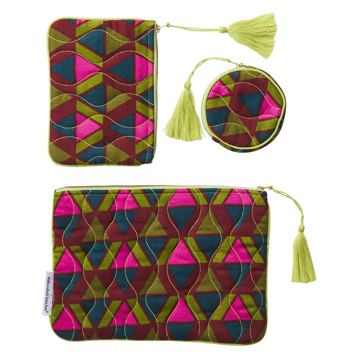 Pirro Pouch Set - Sage x Clare - Ruby's Home Store