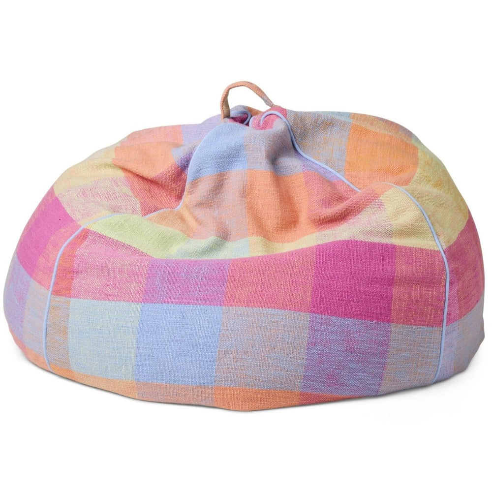 Ponza Tartan Woven Bean Bag - Kip & Co - Ruby's Home Store