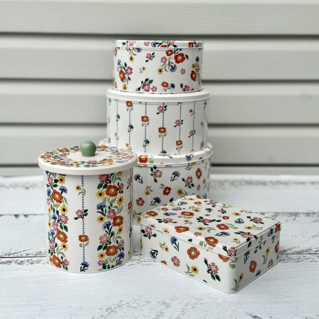 Poppies and Pinks Large Round Cake Tins - Set of 3 - Emma Bridgewater - Ruby's Home Store