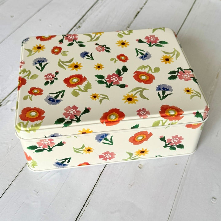 Poppies & Pinks Biscuit Tin - Emma Bridgewater - Ruby's Home Store