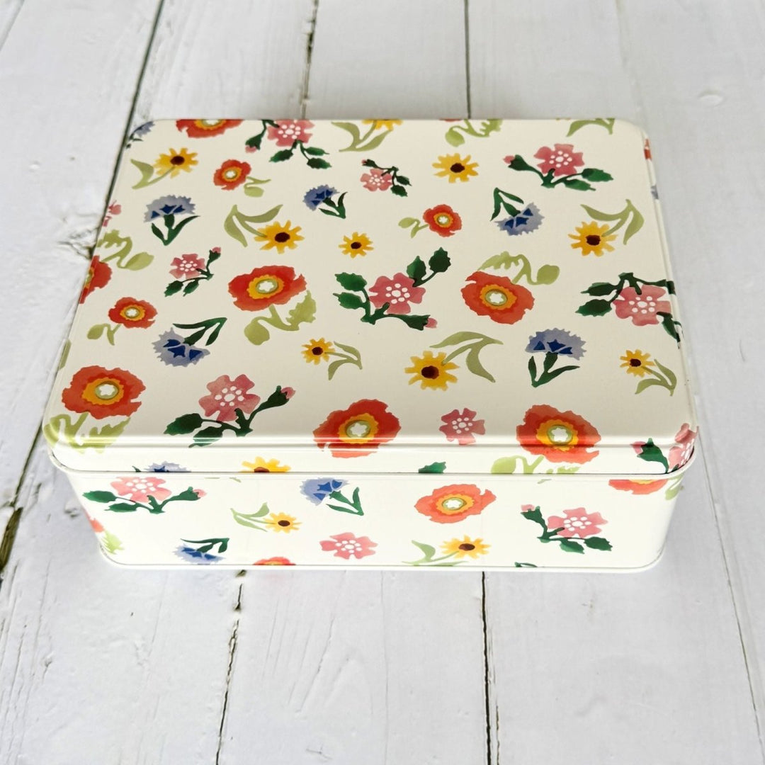 Poppies & Pinks Biscuit Tin - Emma Bridgewater - Ruby's Home Store