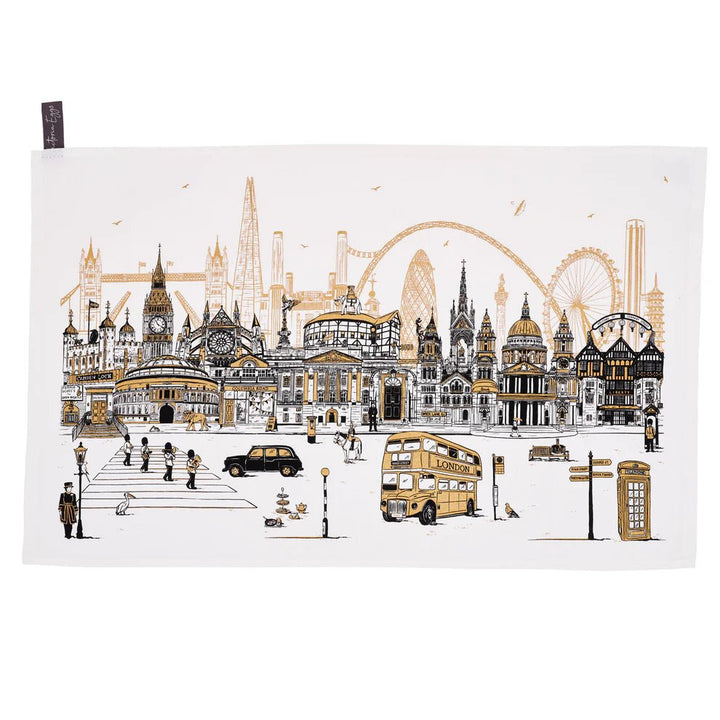 Quintessentially London Tea Towel - Victoria Eggs - Ruby's Home Store