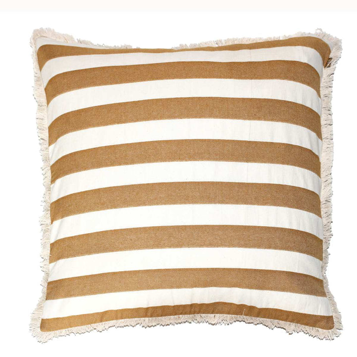 Raine & Humble Bold Stripe Cushion - Golden Yellow