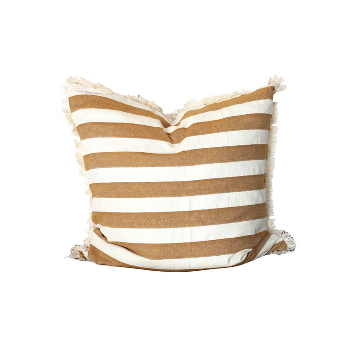 Raine & Humble Bold Stripe Cushion - Golden Yellow - Ruby's Home Store