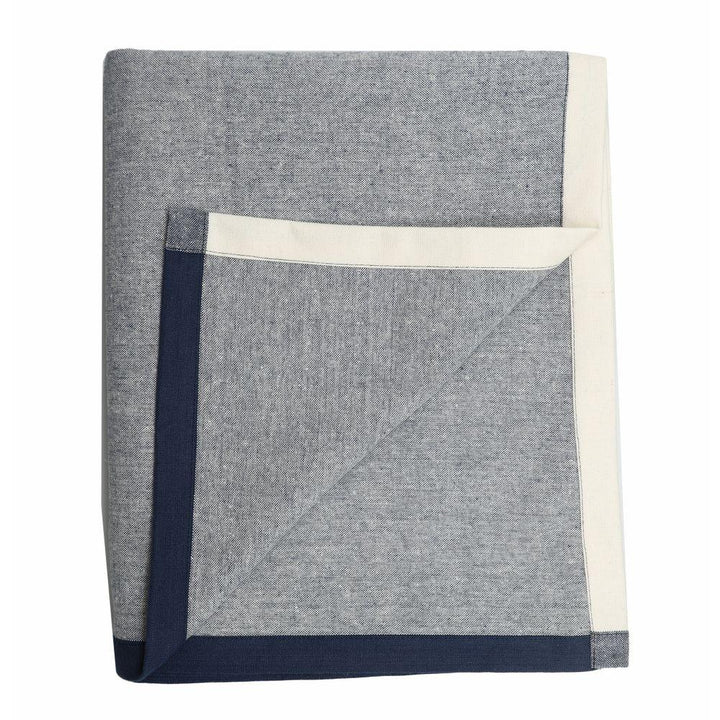 Raine & Humble Chambray Tablecloth - Navy - Ruby's Home Store