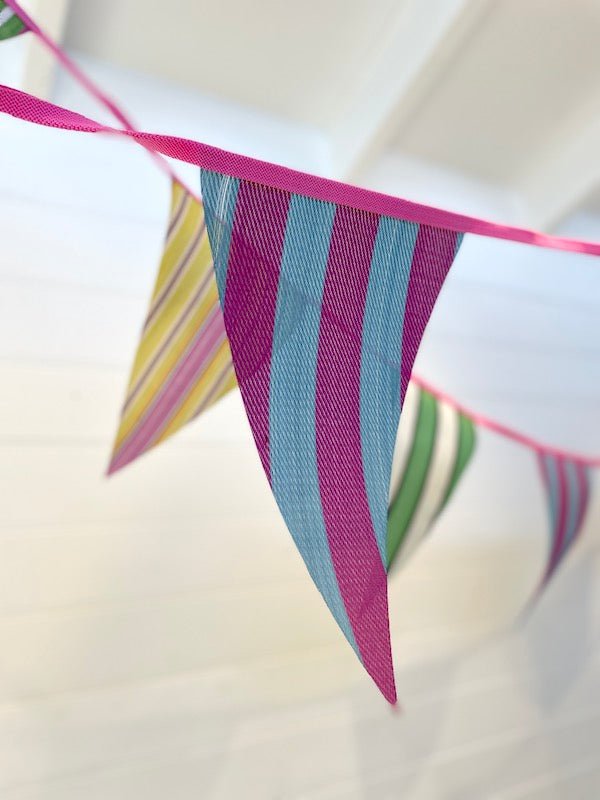 Recycled Plastic Bunting - Multi Coloured - 10metres - Ruby's Home Store