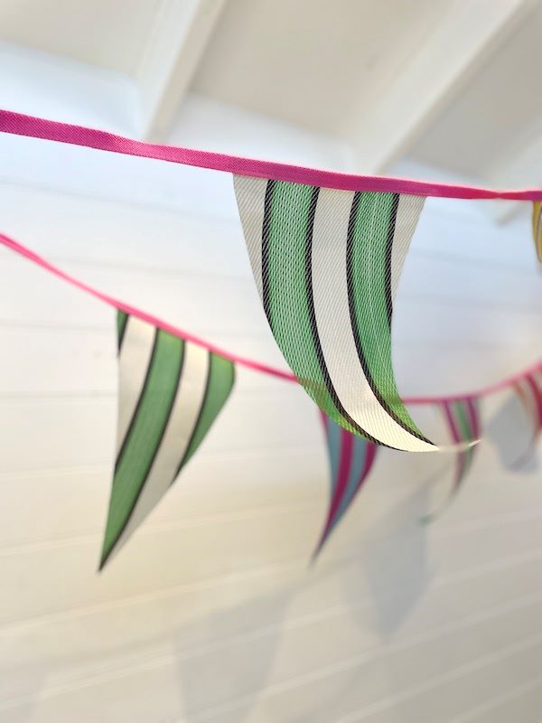 Recycled Plastic Bunting - Multi Coloured - 10metres - Ruby's Home Store