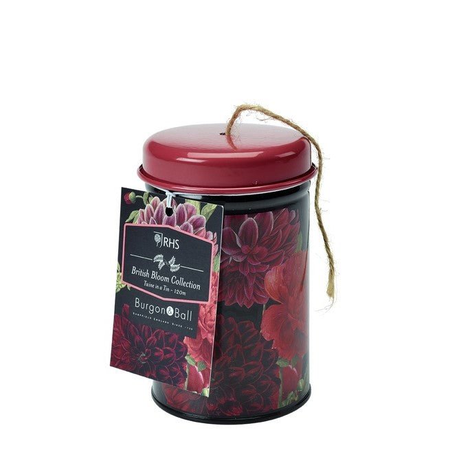 RHS British Bloom Twine in a Tin - Burgon & Ball - Ruby's Home Store