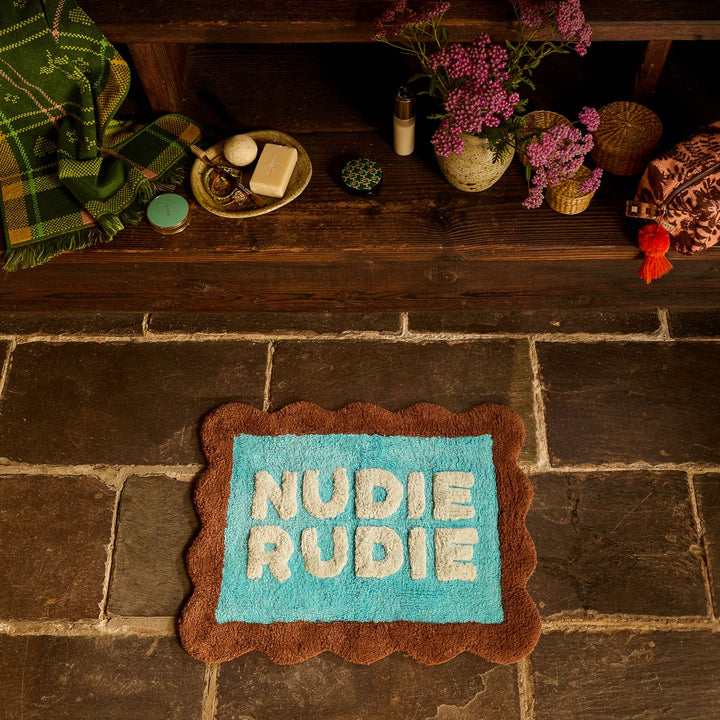 Mini Romy Nudie Rudie Bath Mat - Turquoise - Sage x Clare