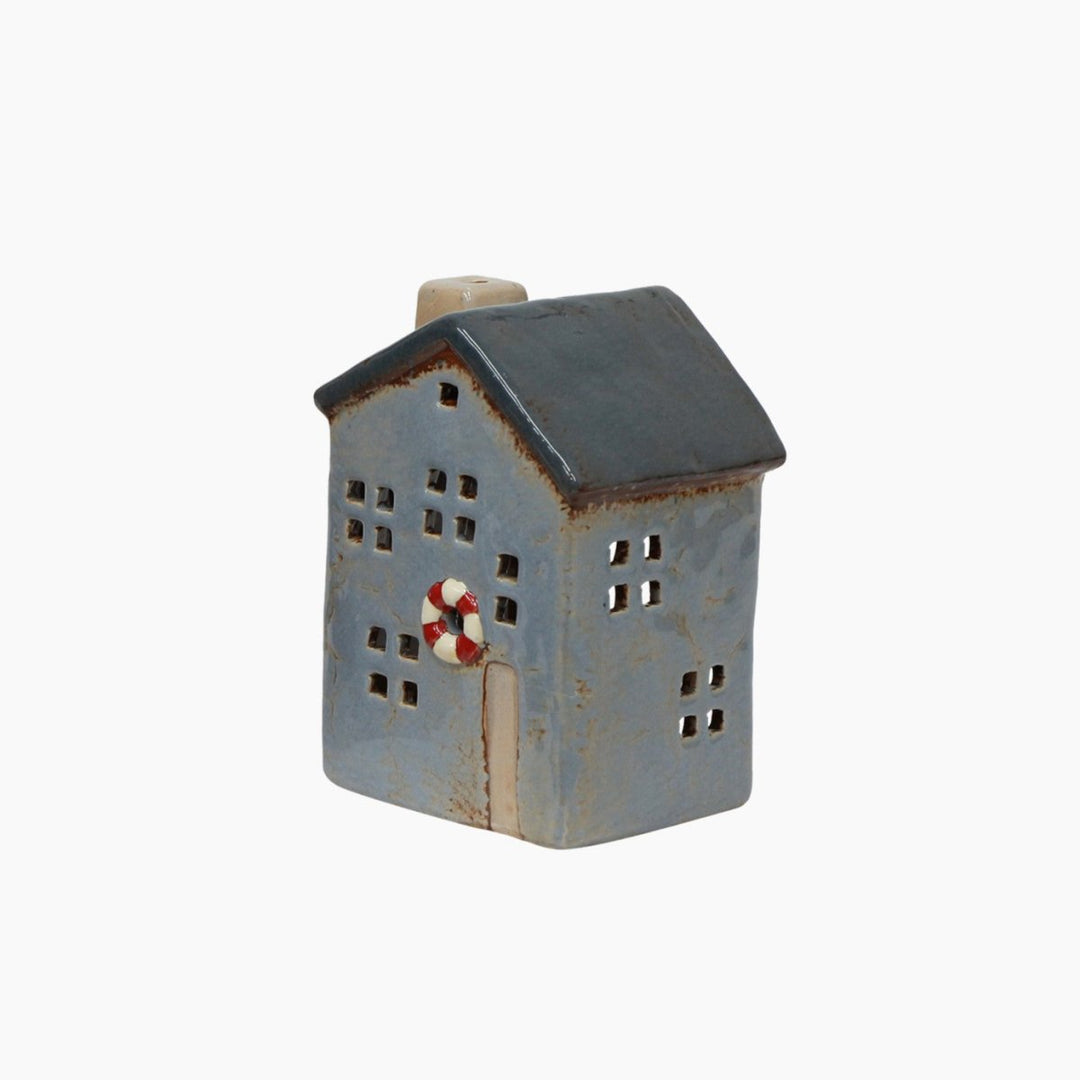 Saint Malo Tea Light House With Buoy Small - Ruby's Home Store