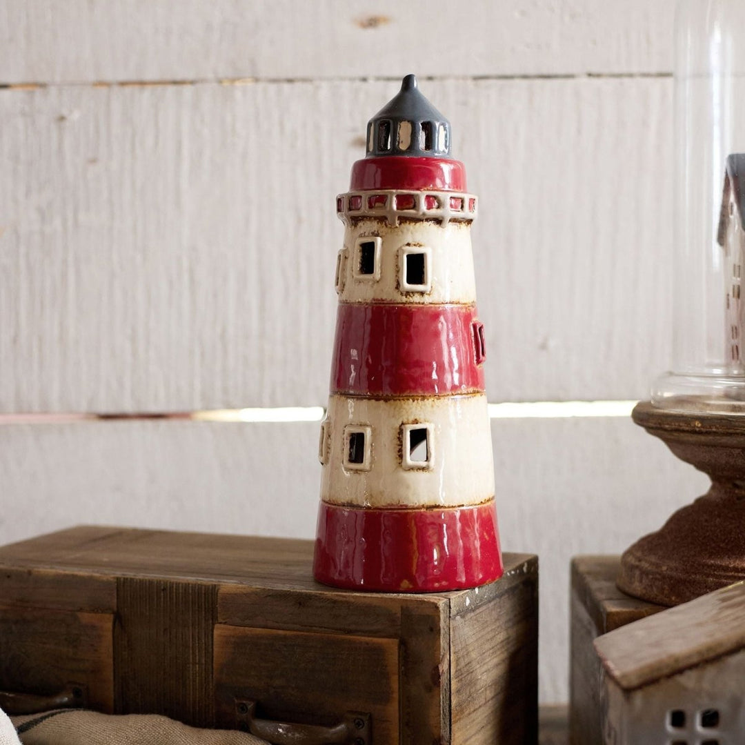 Saint Malo Tea Light Lighthouse - Ruby's Home Store
