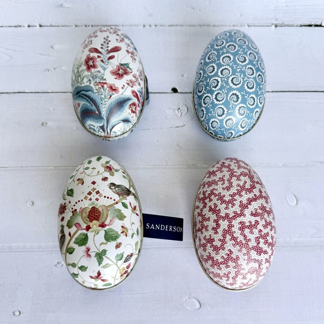 Sanderson Medium Egg Shaped Tins - Ruby's Home Store