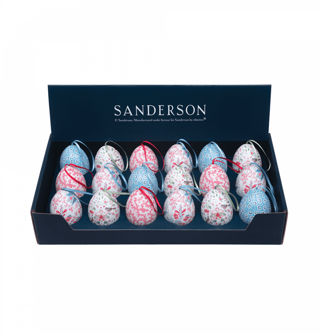 Sanderson Small Egg Shaped Tins - Ruby's Home Store