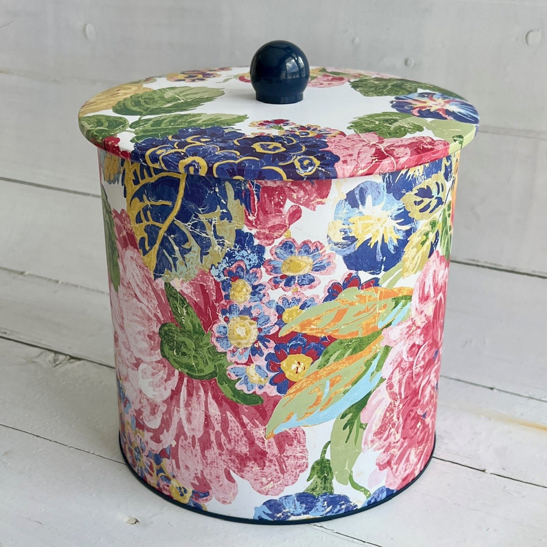 Sanderson Very Rose and Peony Biscuit Barrel