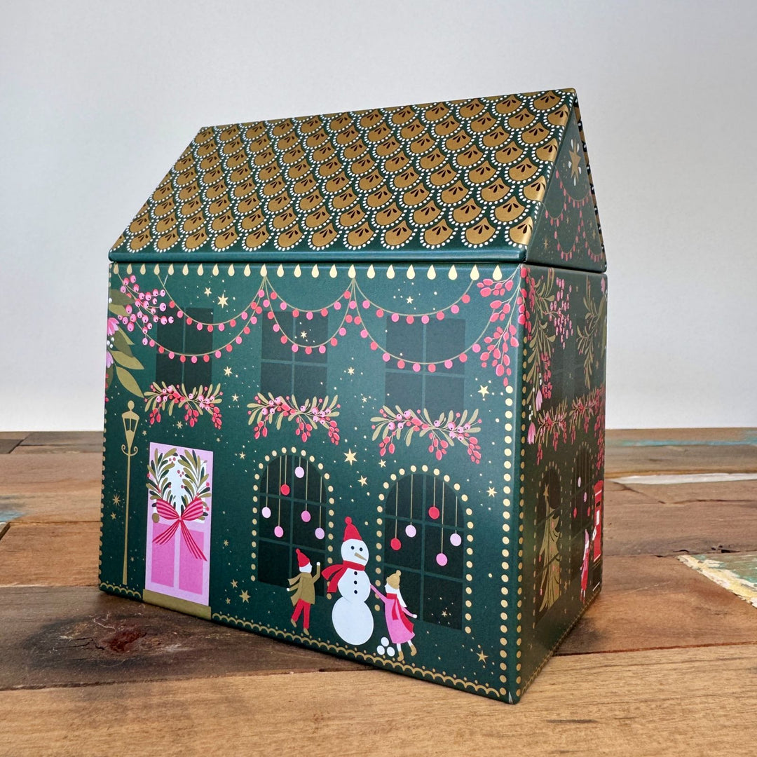 Christmas House Tin - Sara Miller