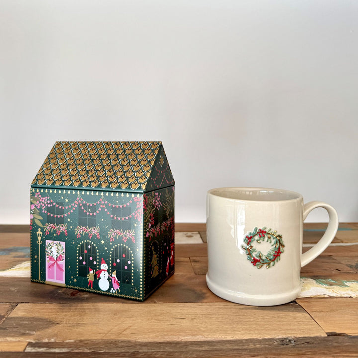 Christmas House Tin - Sara Miller