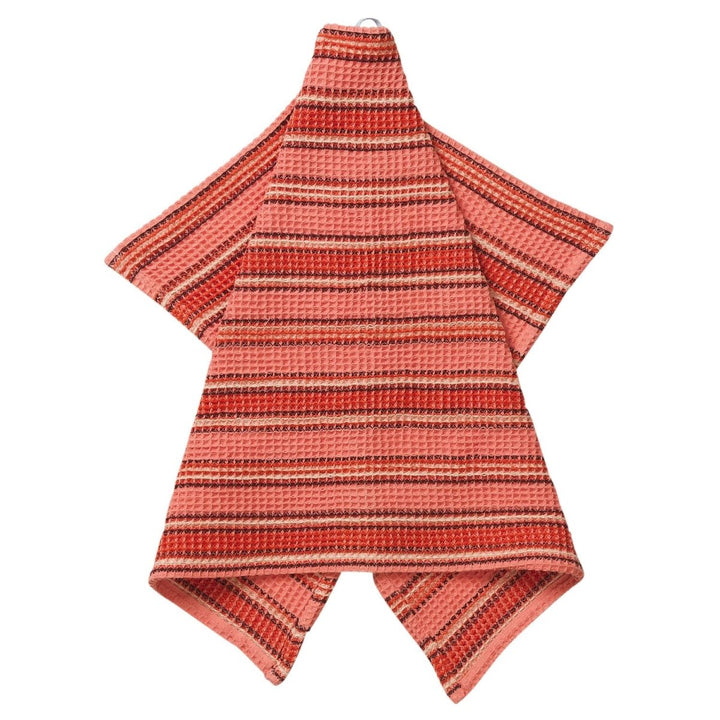 Selene Stripe Tea Towel - Hibiscus - Sage x Clare - Ruby's Home Store