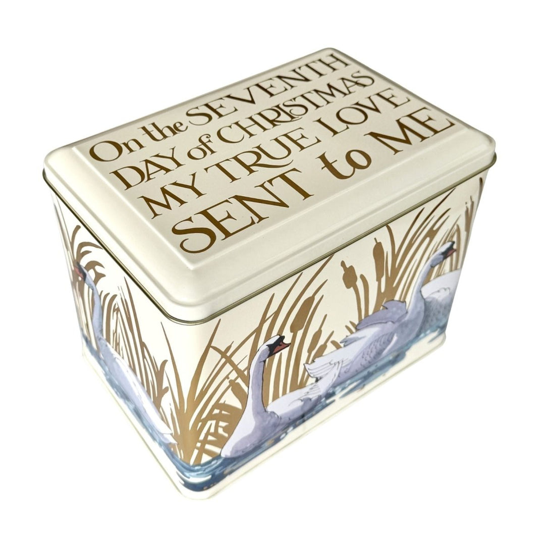 Seven Swans Christmas - Large Rectangle Tin - Emma Bridgewater - Ruby&