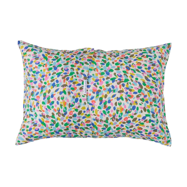 Solana Linen Pillowcase Set - Sage x Clare - Ruby's Home Store