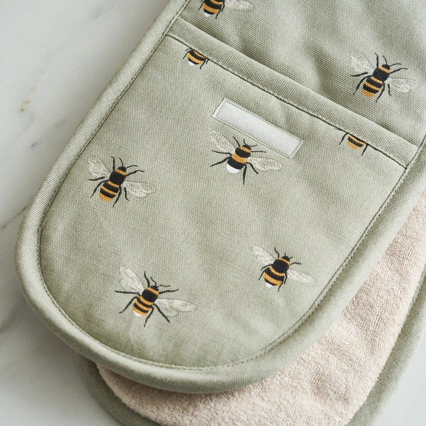 Sophie Allport Bees Double Oven Glove - Ruby's Home Store