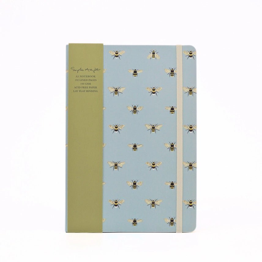 Sophie Allport Bees Soft Cover Notebook A5 - Ruby's Home Store