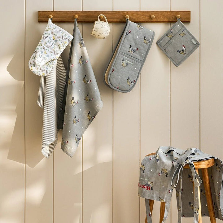 Sophie Allport Chicken Tea Towel - Ruby&