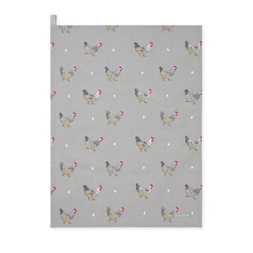 Sophie Allport Chicken Tea Towel - Ruby's Home Store