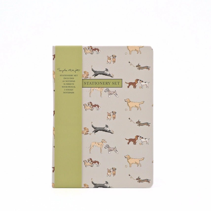 Sophie Allport Doggy Day Care Stationery Set - Ruby&