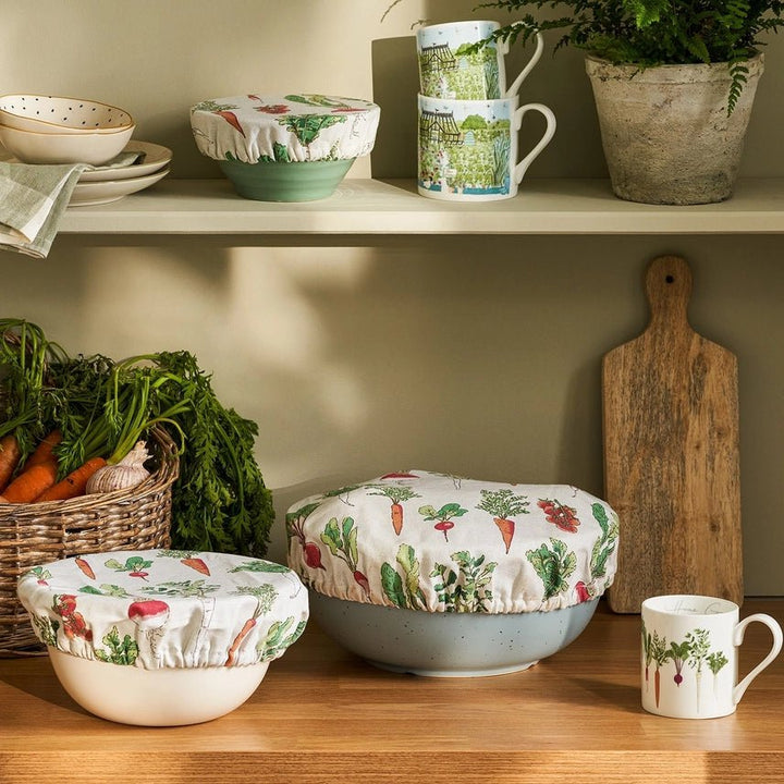 Sophie Allport Garden Vegetables Food Covers Set of 3 - Ruby&